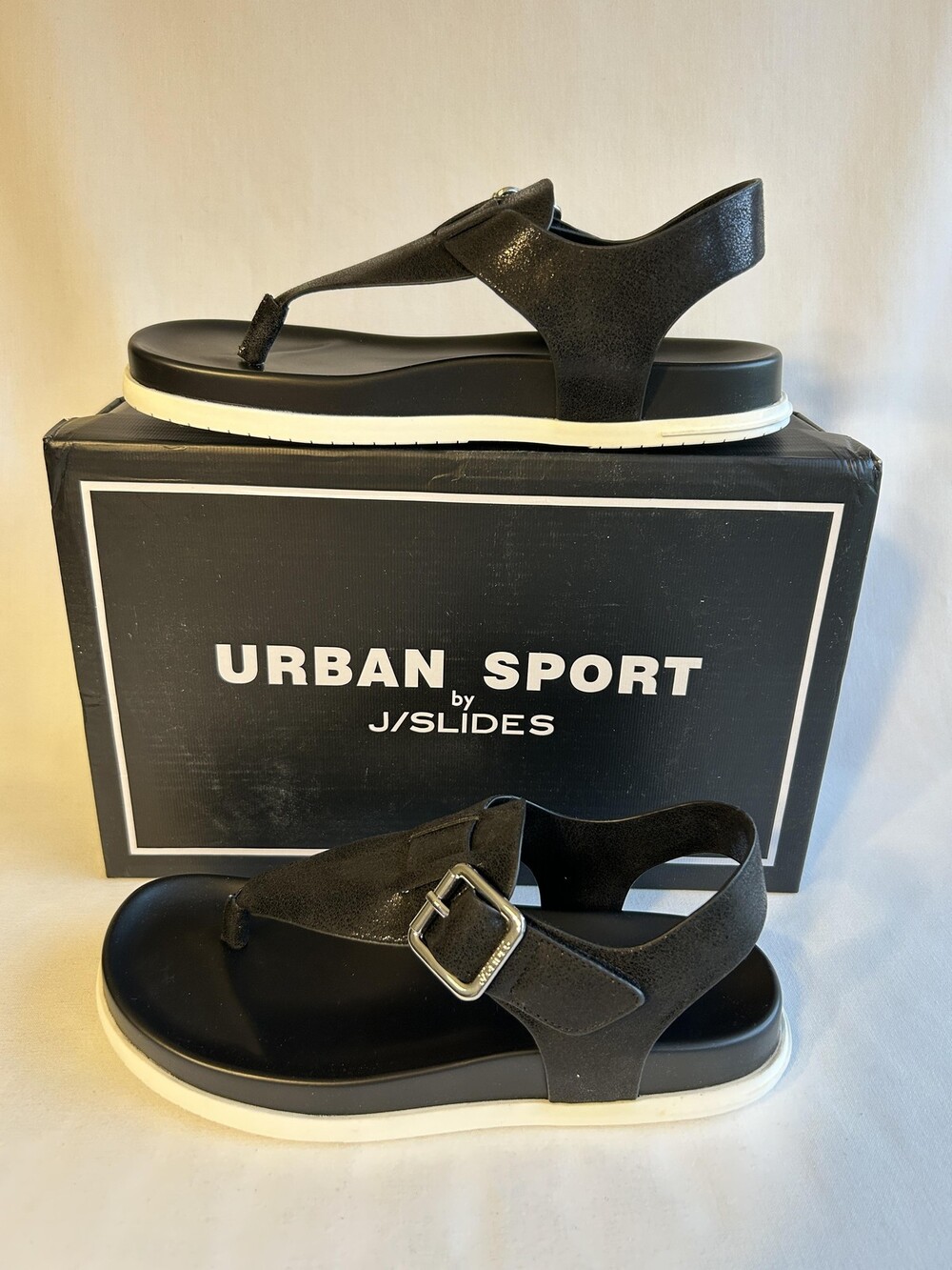 Sandals Womens Size 6.5 Black J/Slides Urban Sport Freya